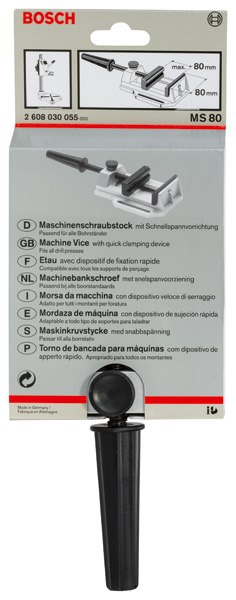 BOSCH Maschinenschraubstock MS 80, 95 mm, 80 mm, 80 mm BOSCH Maschinenschraubstock MS 80, 95 mm, 80 mm, 80 mm