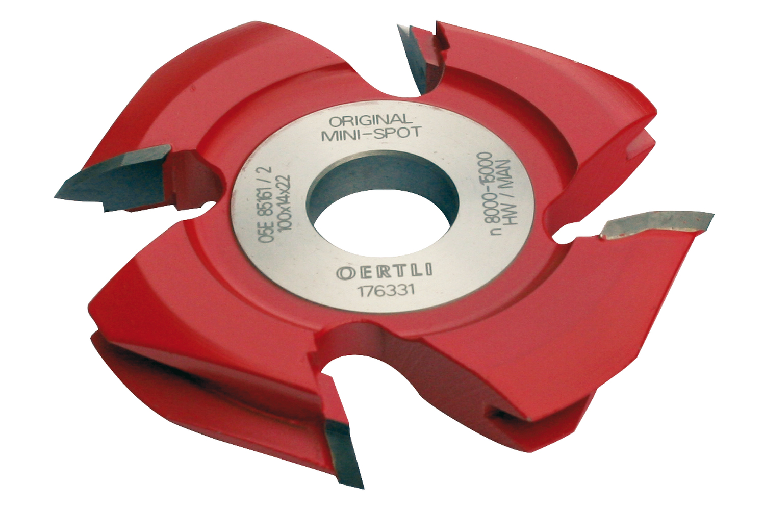 LAMELLO Minispot-Fräser für Grösse 22, HW, Ø100x14xØ22 mm, Z4 LAMELLO Minispot-Fräser für Grösse 22, HW, Ø100x14xØ22 mm, Z4