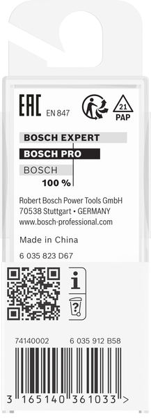 BOSCH PRO Hohlkehlfräser, R 5/16", Schaft 1/4" BOSCH PRO Hohlkehlfräser, R 5/16", Schaft 1/4"