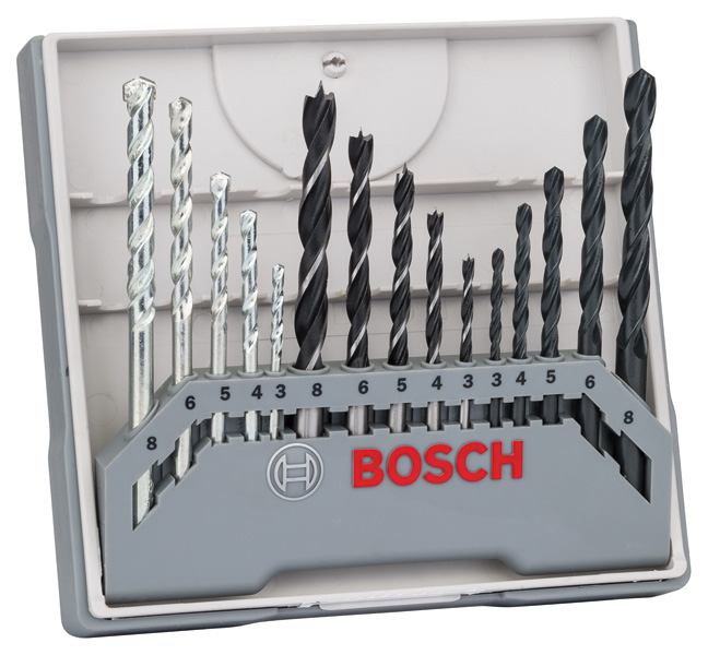 BOSCH 15tlg. Gemischtes Bohrer-Set