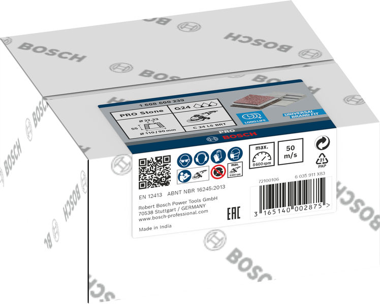 BOSCH PRO Stone Konischer Schleiftopf, 90 x 110 x 55 mm, K24