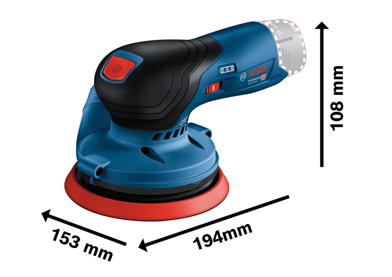 BOSCH Akku-Exzenterschleifer GEX 12V-125 in Karton BOSCH Akku-Exzenterschleifer GEX 12V-125 in Karton