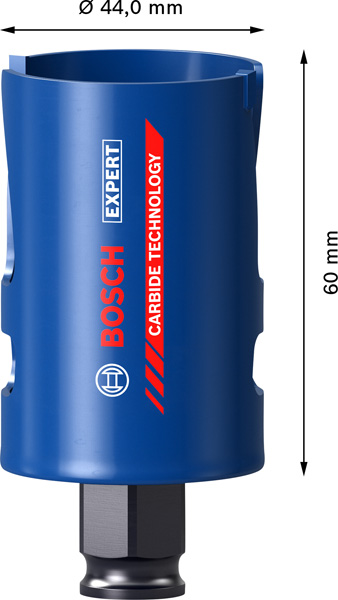 BOSCH EXPERT Construction Material Lochsäge, 44x60 mm BOSCH EXPERT Construction Material Lochsäge, 44x60 mm