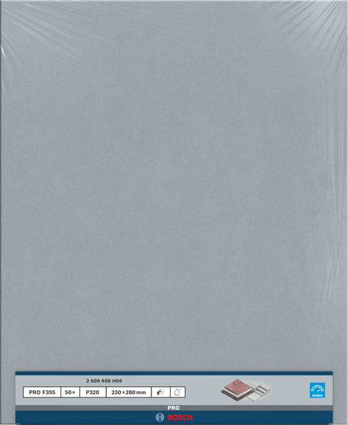 BOSCH PRO C355 Schleifrolle, 230 x 280 mm, 320 BOSCH PRO C355 Schleifrolle, 230 x 280 mm, 320