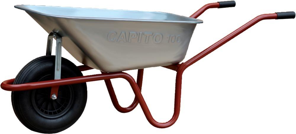 NEUTRAL Tiefmuldenkarre Garten100LURO-PP, unmontiert