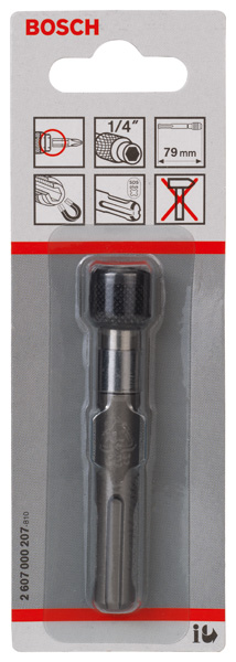 BOSCH Universalhalter, mit SDS plus-Aufnahmeschaft, 1/4-Zoll, 79 mm, 14 mm BOSCH Universalhalter, mit SDS plus-Aufnahmeschaft, 1/4-Zoll, 79 mm, 14 mm