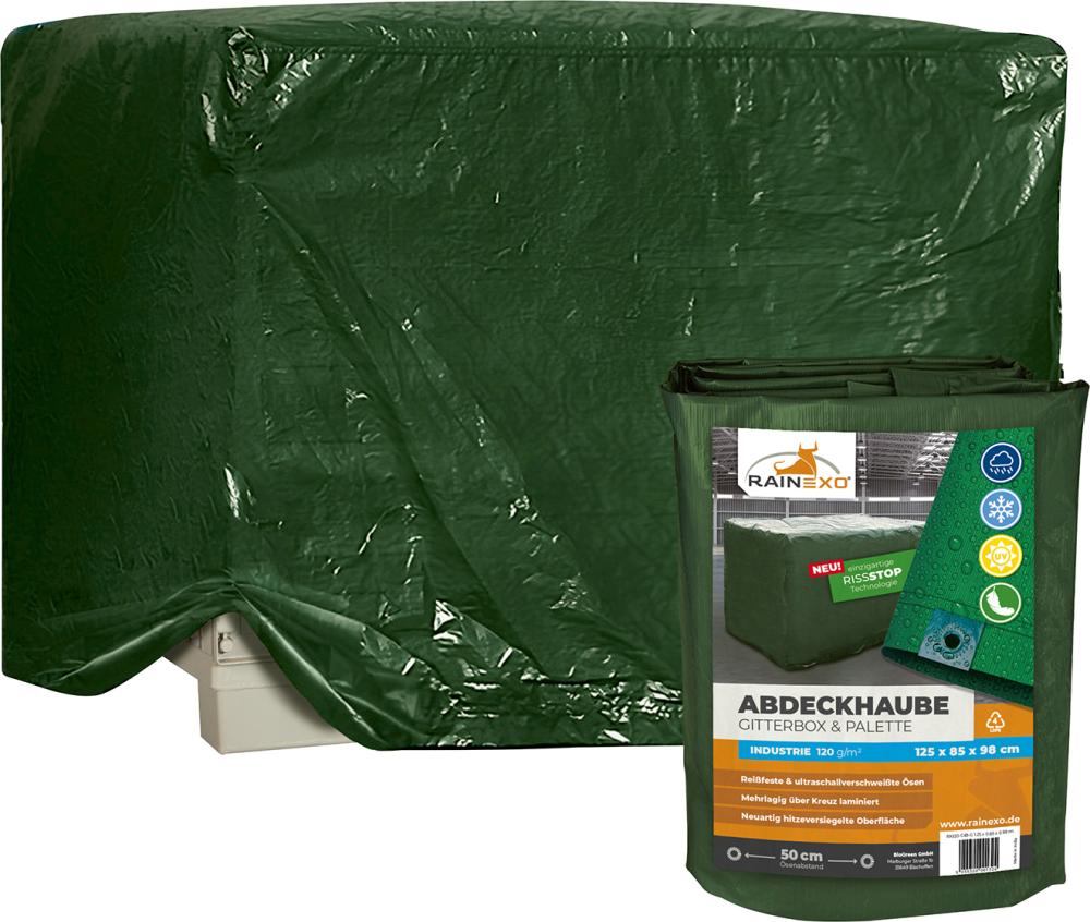 RAINEXO Abdeckhaube - Gitterbox, Silbergrau RAINEXO Abdeckhaube - Gitterbox, Silbergrau