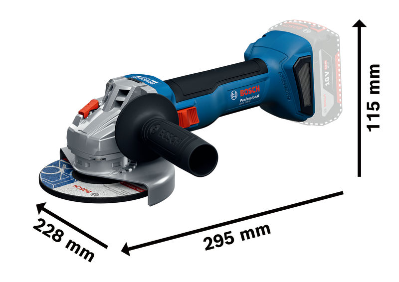 BOSCH Akku-Winkelschleifer GWS 18V-8
