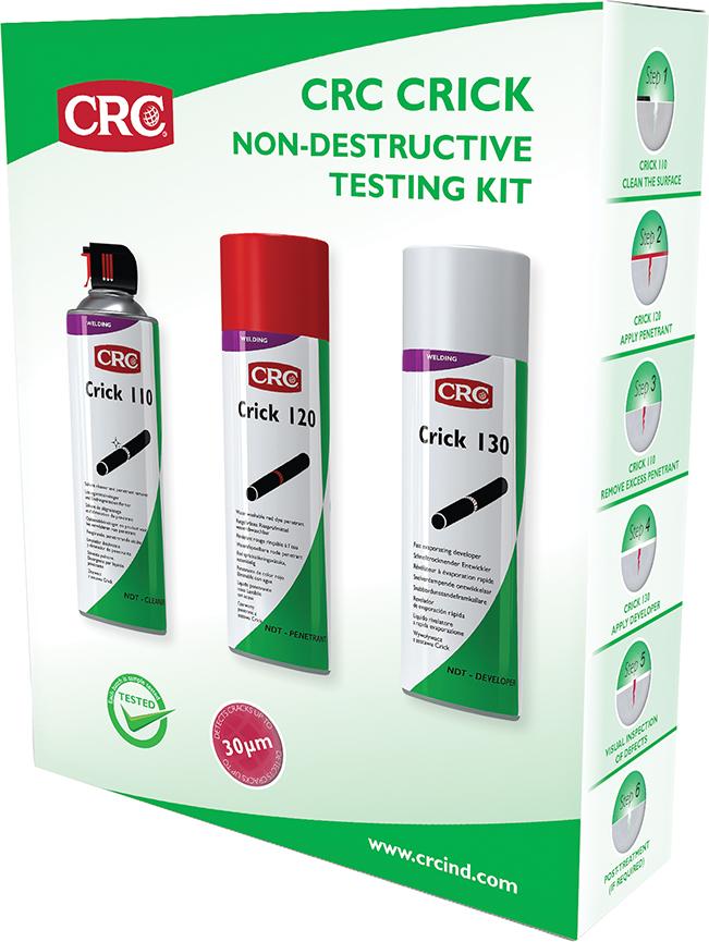 CRC Crick Promo Set 110 + 120 + 130 Rissprüfung CRC Crick Promo Set 110 + 120 + 130 Rissprüfung