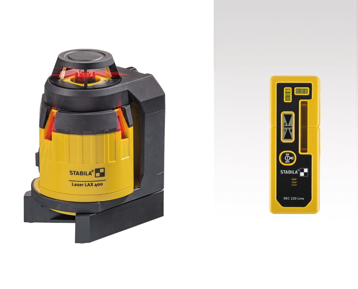 STABILA Multilinien-Laser LAX 400, 6-teiliges Set STABILA Multilinien-Laser LAX 400, 6-teiliges Set