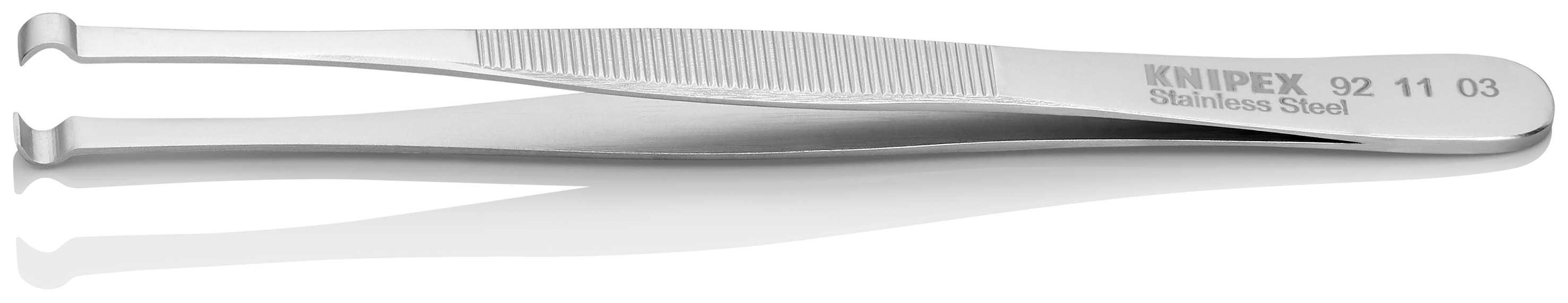 KNIPEX KNIPEX 92 11 03 Positionierpinzette 122 mm Geriffelt KNIPEX KNIPEX 92 11 03 Positionierpinzette 122 mm Geriffelt