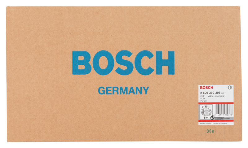 BOSCH Schlauch für Bosch-Sauger, 5 m, 35 mm, mit Bajonettverschluss BOSCH Schlauch für Bosch-Sauger, 5 m, 35 mm, mit Bajonettverschluss
