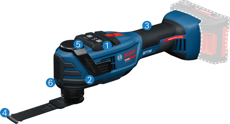 BOSCH EXPERT Akku-Multi-Cutter EXOP18V-40, L-BOXX 136