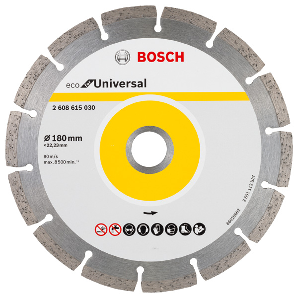 BOSCH Diamanttrennscheibe Eco For Universal, D: 180 mm BOSCH Diamanttrennscheibe Eco For Universal, D: 180 mm