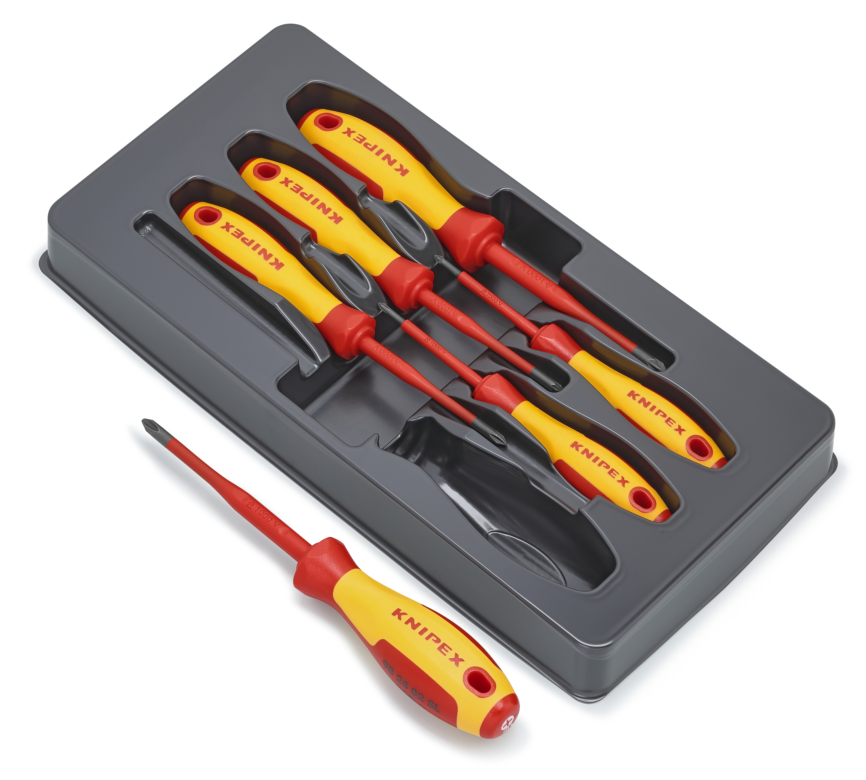 KNIPEX KNIPEX 00 20 12 V03 VDE Schraubendreher-Paket Phillips® / Pozidriv® 6-teilig