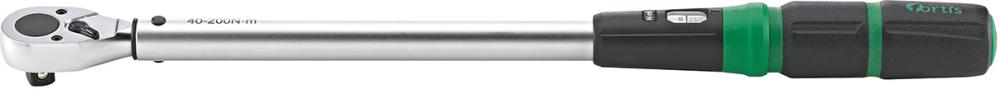 FORTIS Drehmomentschlüssel, mit Hebel-Umschaltknarre 40-200 NM 1/2"