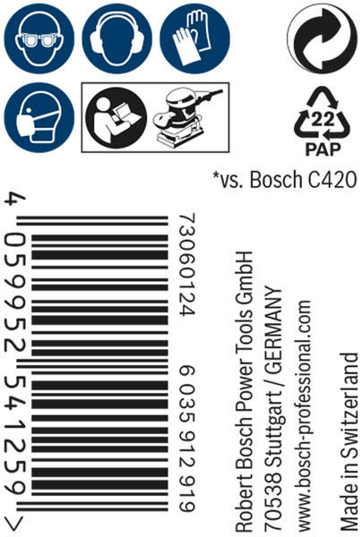 BOSCH EXPERT M480 Schleifnetzrolle, 115x5000mm, K120 BOSCH EXPERT M480 Schleifnetzrolle, 115x5000mm, K120