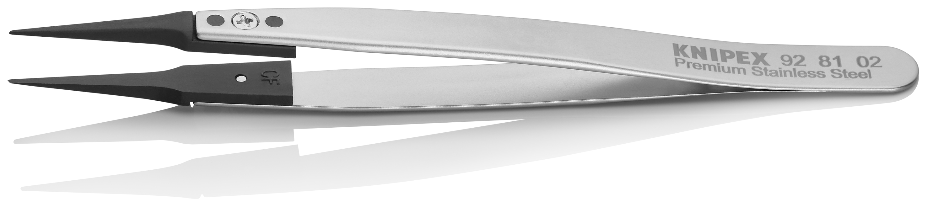 KNIPEX KNIPEX 92 81 02 Pinzette mit Wechselspitzen ESD 130 mm Glatt KNIPEX KNIPEX 92 81 02 Pinzette mit Wechselspitzen ESD 130 mm Glatt