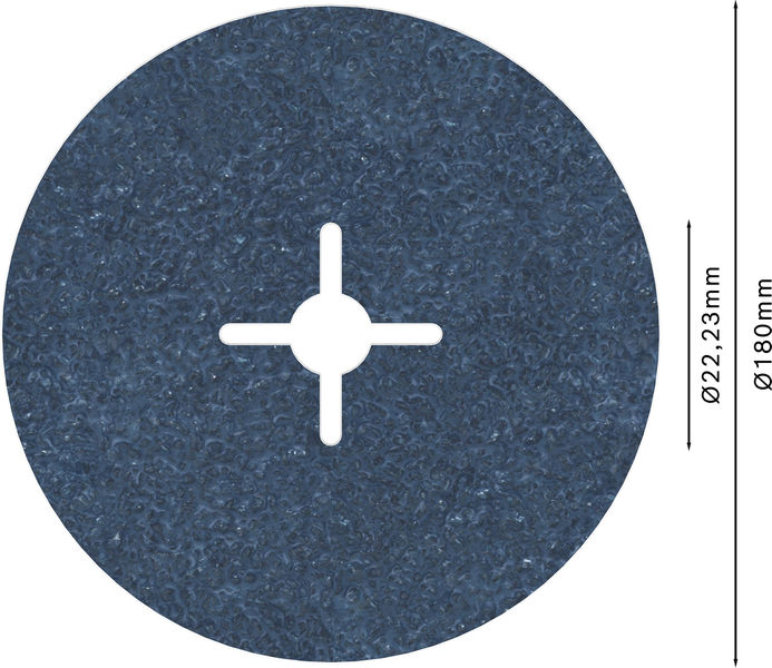 BOSCH PRO R574 Fiberscheibe, 180 mm, G24