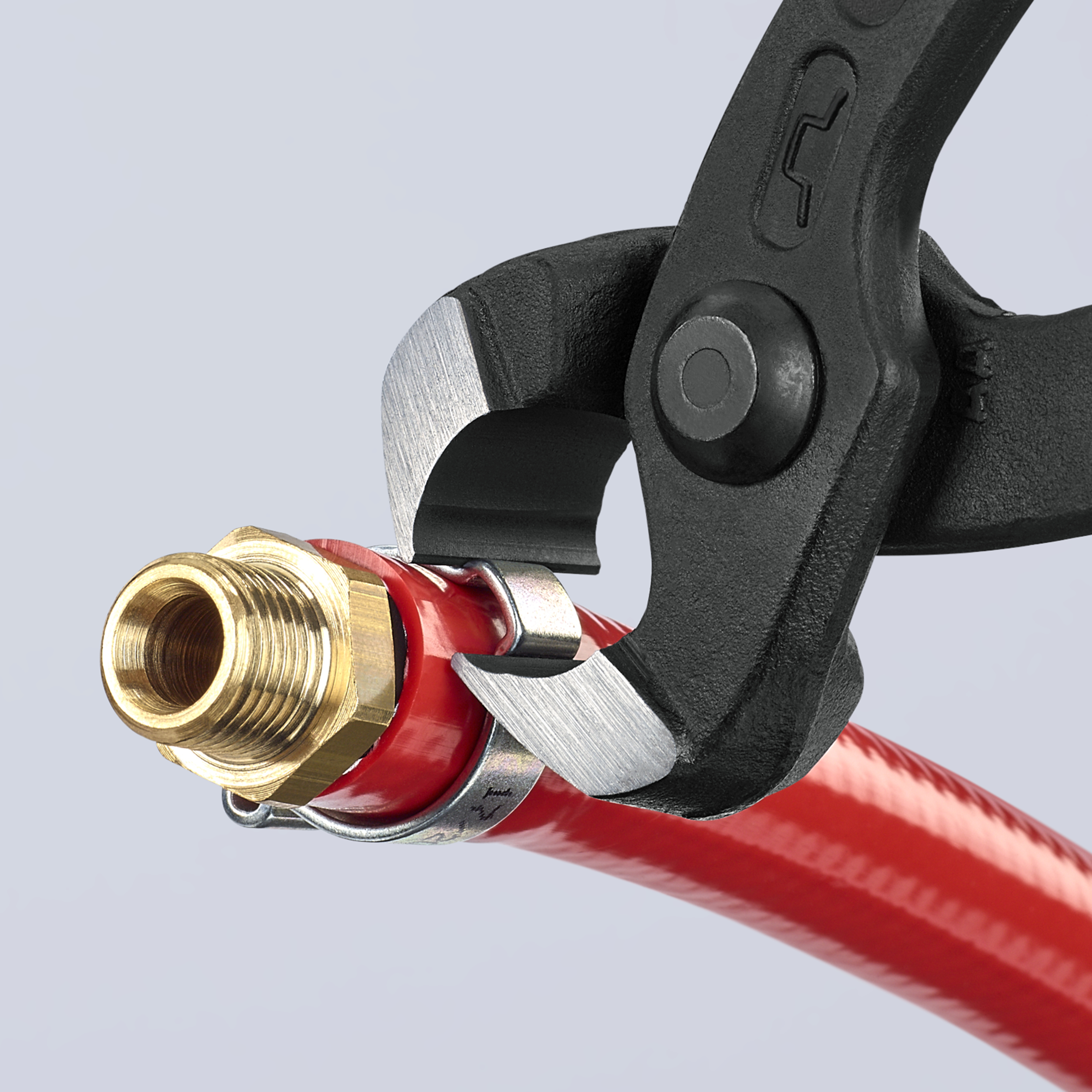 KNIPEX KNIPEX 10 98 I220 Ohrklemmenzange 220 mm schwarz atramentiert mit Kunststoff überzogen poliert KNIPEX KNIPEX 10 98 I220 Ohrklemmenzange 220 mm schwarz atramentiert mit Kunststoff überzogen poliert