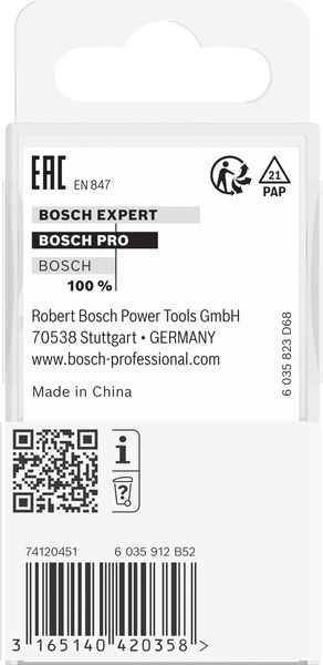 BOSCH PRO Hohlkehlfräser, R 8, Schaft 12 mm
