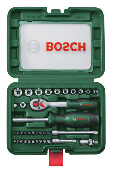 BOSCH Handwerkzeuge 1/4"-Ratschen-Set 37-teilig BOSCH Handwerkzeuge 1/4"-Ratschen-Set 37-teilig