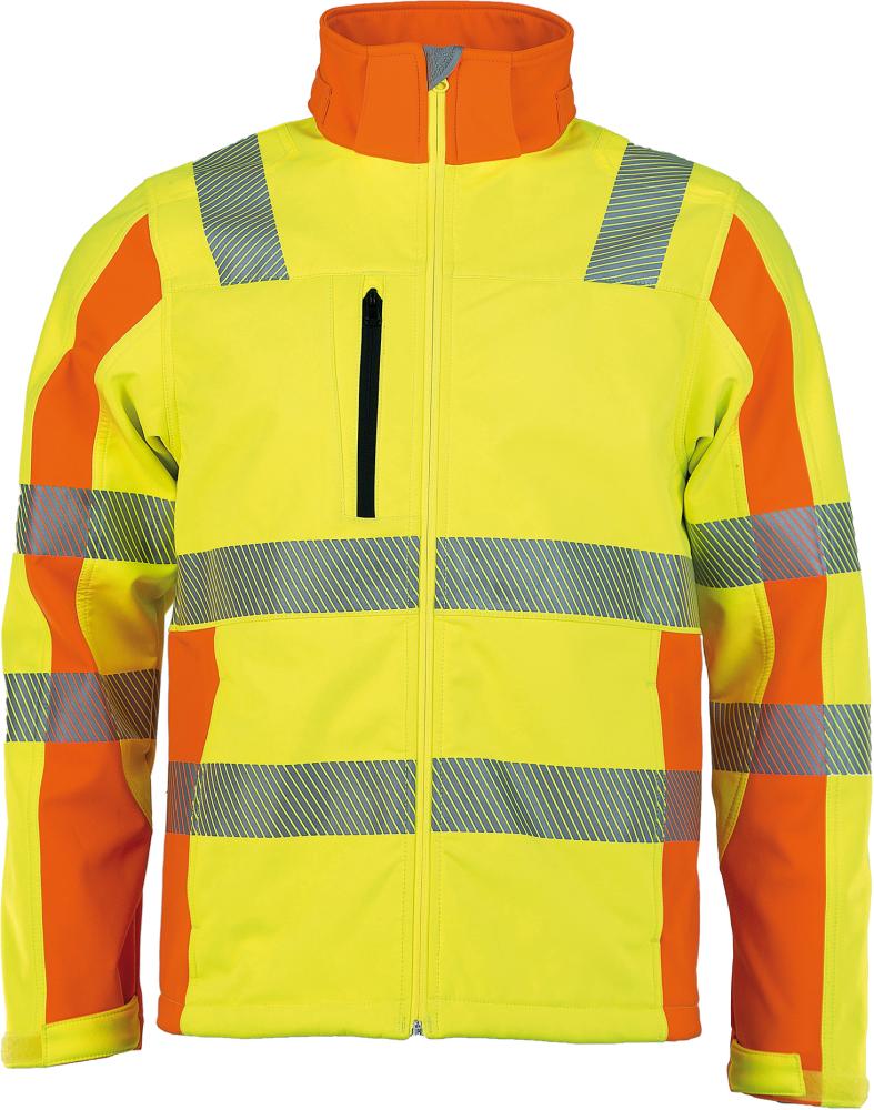 ASATEX Warnjacke Softshell, Prevent, gelb, Gr.3XL