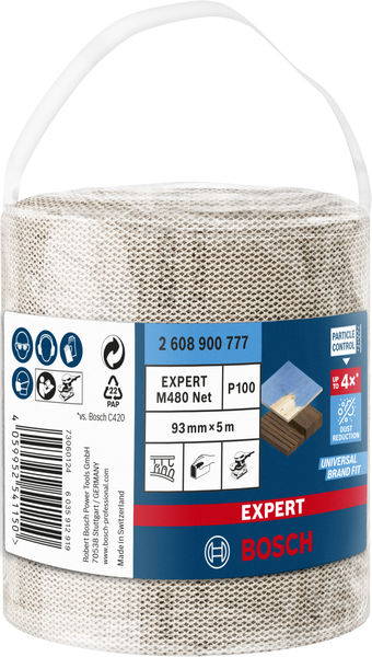 BOSCH EXPERT M480 Schleifnetzrolle, 93x5000mm, K10