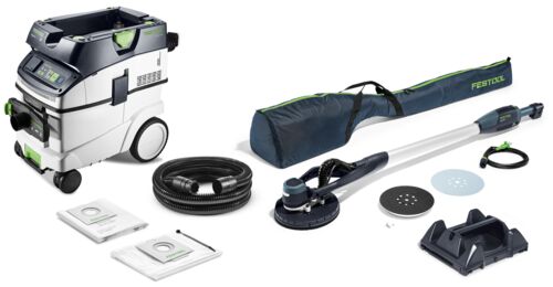 FESTOOL Langhalsschleifer- und Sauger-Set PLANEX easy LHS-E 225/CTM 36-Set