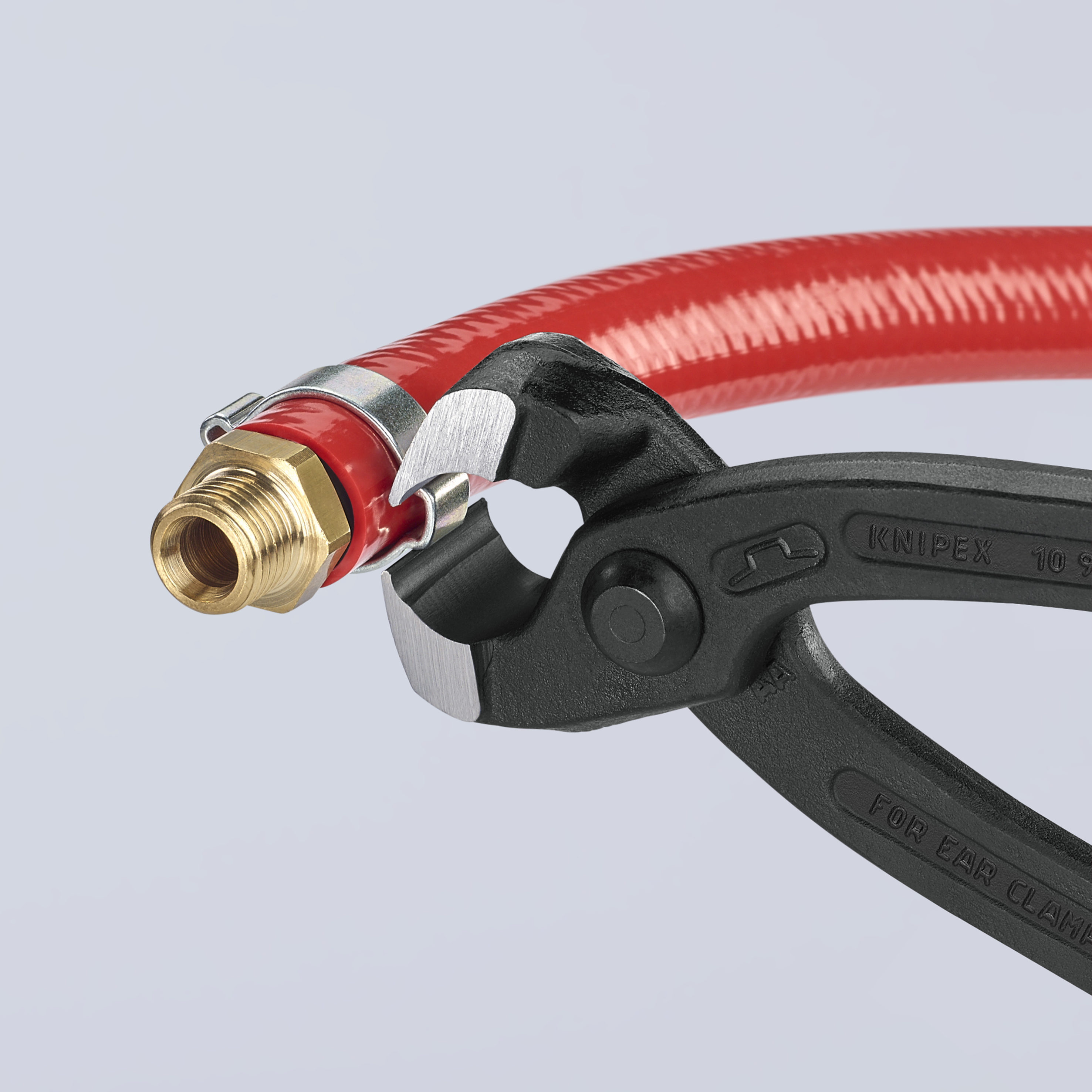 KNIPEX KNIPEX 10 98 I220 Ohrklemmenzange 220 mm schwarz atramentiert mit Kunststoff überzogen poliert KNIPEX KNIPEX 10 98 I220 Ohrklemmenzange 220 mm schwarz atramentiert mit Kunststoff überzogen poliert