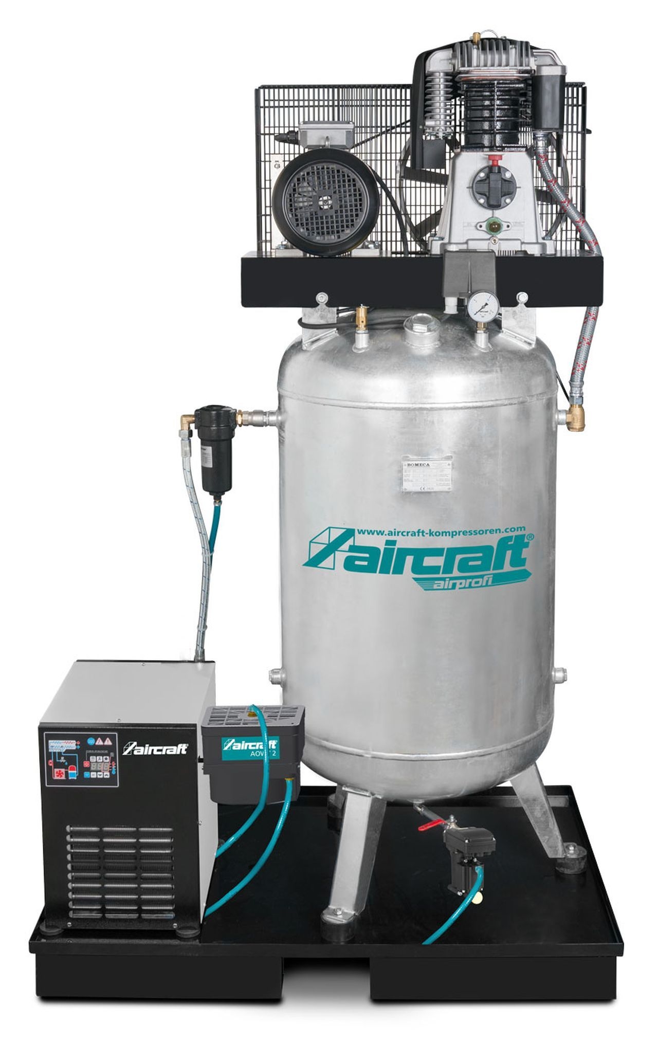 AIRCRAFT Stationärer Kolbenkompressor (15 bar) AIRPROFI 703/270/15 VKK AIRCRAFT Stationärer Kolbenkompressor (15 bar) AIRPROFI 703/270/15 VKK