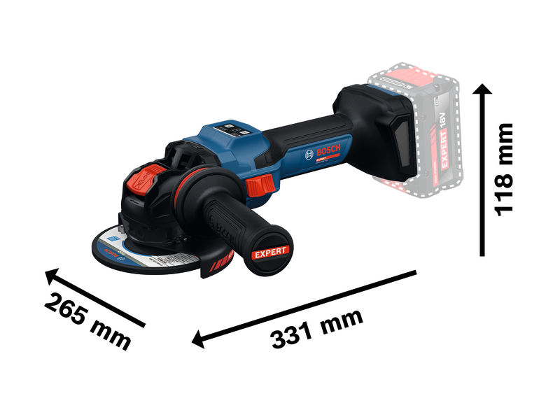 BOSCH EXPERT Akku-Winkelschleifer EXWX18V-15S BOSCH EXPERT Akku-Winkelschleifer EXWX18V-15S