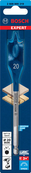 BOSCH EXPERT Self Cut Speed Flachfräsbohrer, 20x152mm