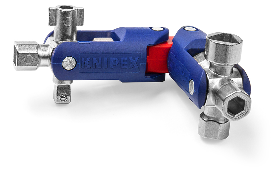 KNIPEX KNIPEX 00 11 06 V04 Universalschlüssel JointKey Quadro für gängige Absperrsysteme 63 mm KNIPEX KNIPEX 00 11 06 V04 Universalschlüssel JointKey Quadro für gängige Absperrsysteme 63 mm