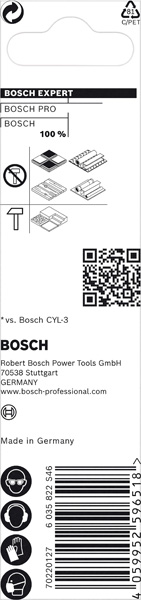 BOSCH EXPERT CYL-9 Multi Construction Bohrer, 8x200x250 mm