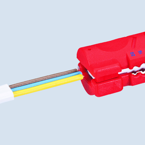 KNIPEX KNIPEX 16 64 125 SB Abmantelungswerkzeug für Flach- und Rundkabel 125 mm KNIPEX KNIPEX 16 64 125 SB Abmantelungswerkzeug für Flach- und Rundkabel 125 mm