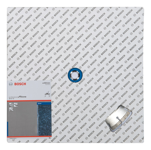 BOSCH Diamanttrennscheibe Standard for Stone, 450 x 25,40 x 3,6 x 10 mm