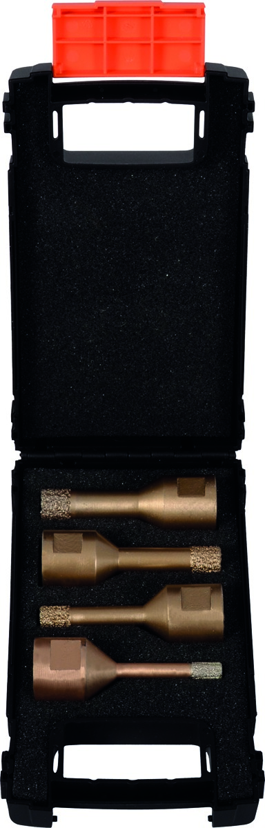 PROJAHN Satz Diamant Trockenbohrer 4-tlg. mit Wachs M14 Gewinde Schaft je 1 Stück: ø 6, 8, 10, 12 mm PROJAHN Satz Diamant Trockenbohrer 4-tlg. mit Wachs M14 Gewinde Schaft je 1 Stück: ø 6, 8, 10, 12 mm