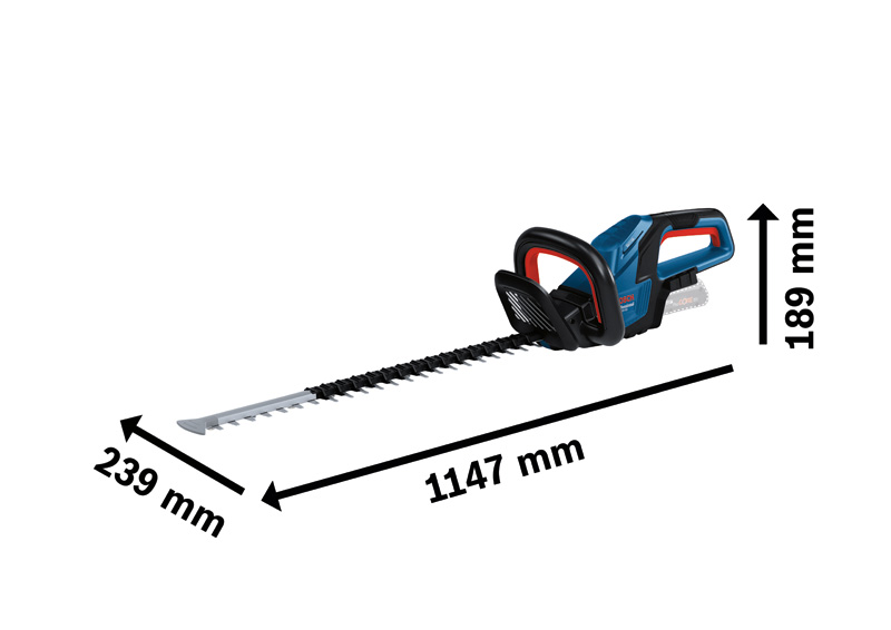 BOSCH Akku-Heckenschere GHE 18V-60