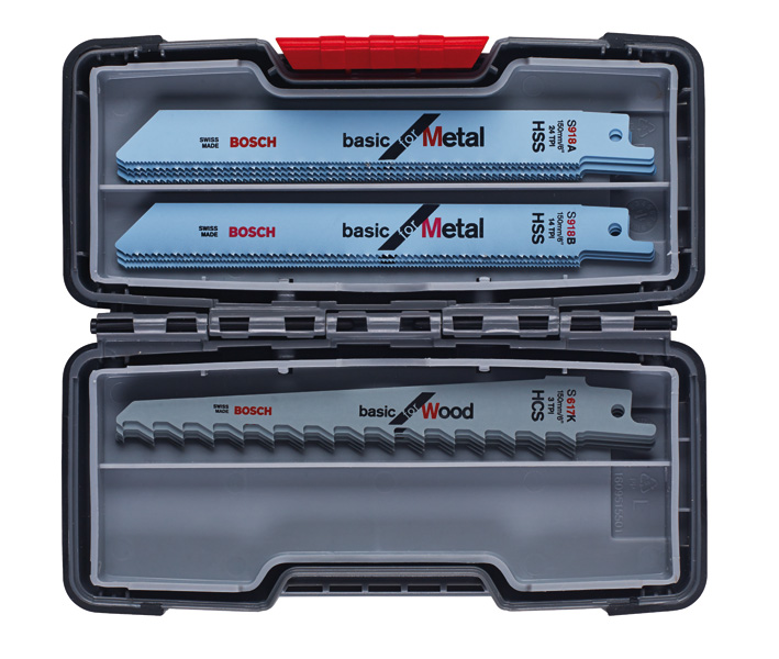 BOSCH 15-tlg. Säbelsägeblatt-Set Wood and Metal Basic BOSCH 15-tlg. Säbelsägeblatt-Set Wood and Metal Basic