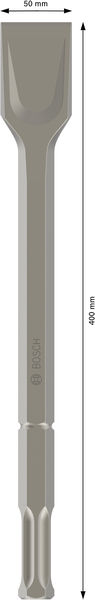 BOSCH PRO HEX 22-5C Spatmeißel, 50 x 400 mm BOSCH PRO HEX 22-5C Spatmeißel, 50 x 400 mm