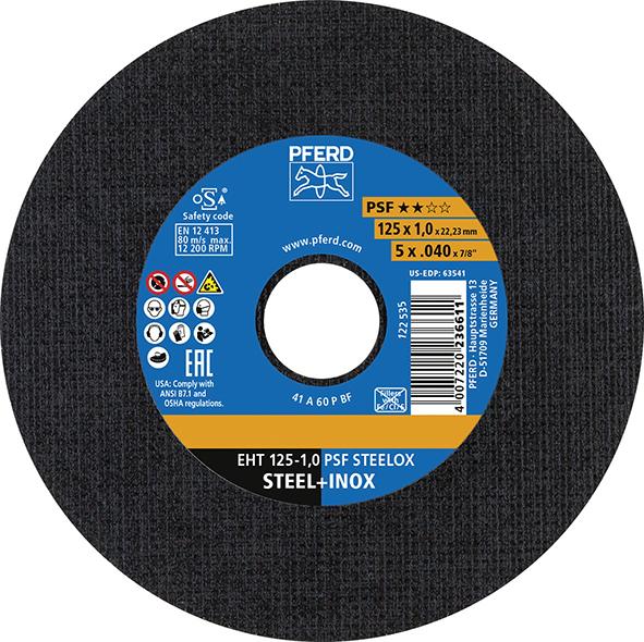 PFERD Trennscheibe A60SSG 125x1mm PFERD Trennscheibe A60SSG 125x1mm