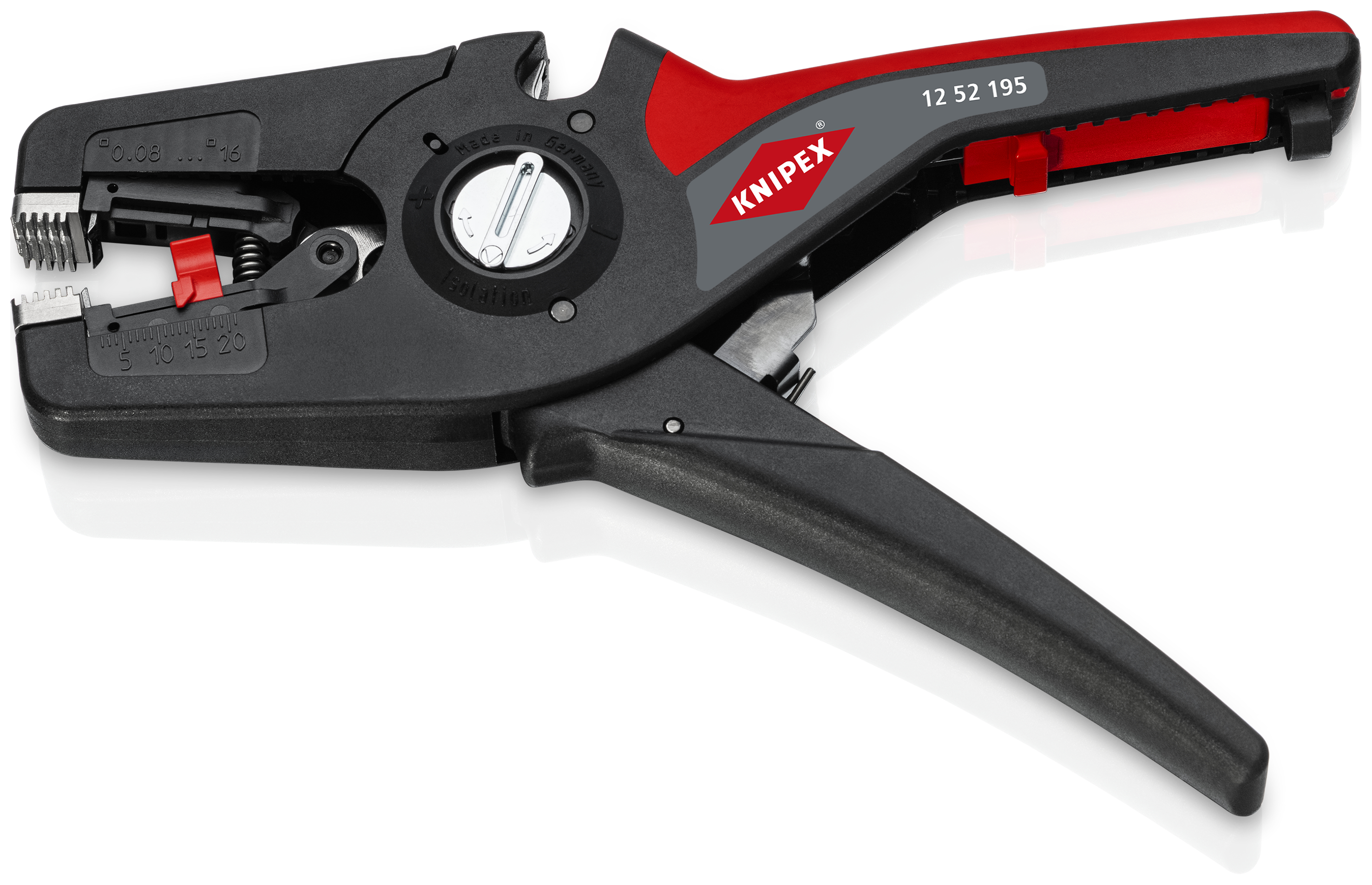 KNIPEX KNIPEX 12 52 195 SB PreciStrip16® Automatische Abisolierzange 190 mm KNIPEX KNIPEX 12 52 195 SB PreciStrip16® Automatische Abisolierzange 190 mm