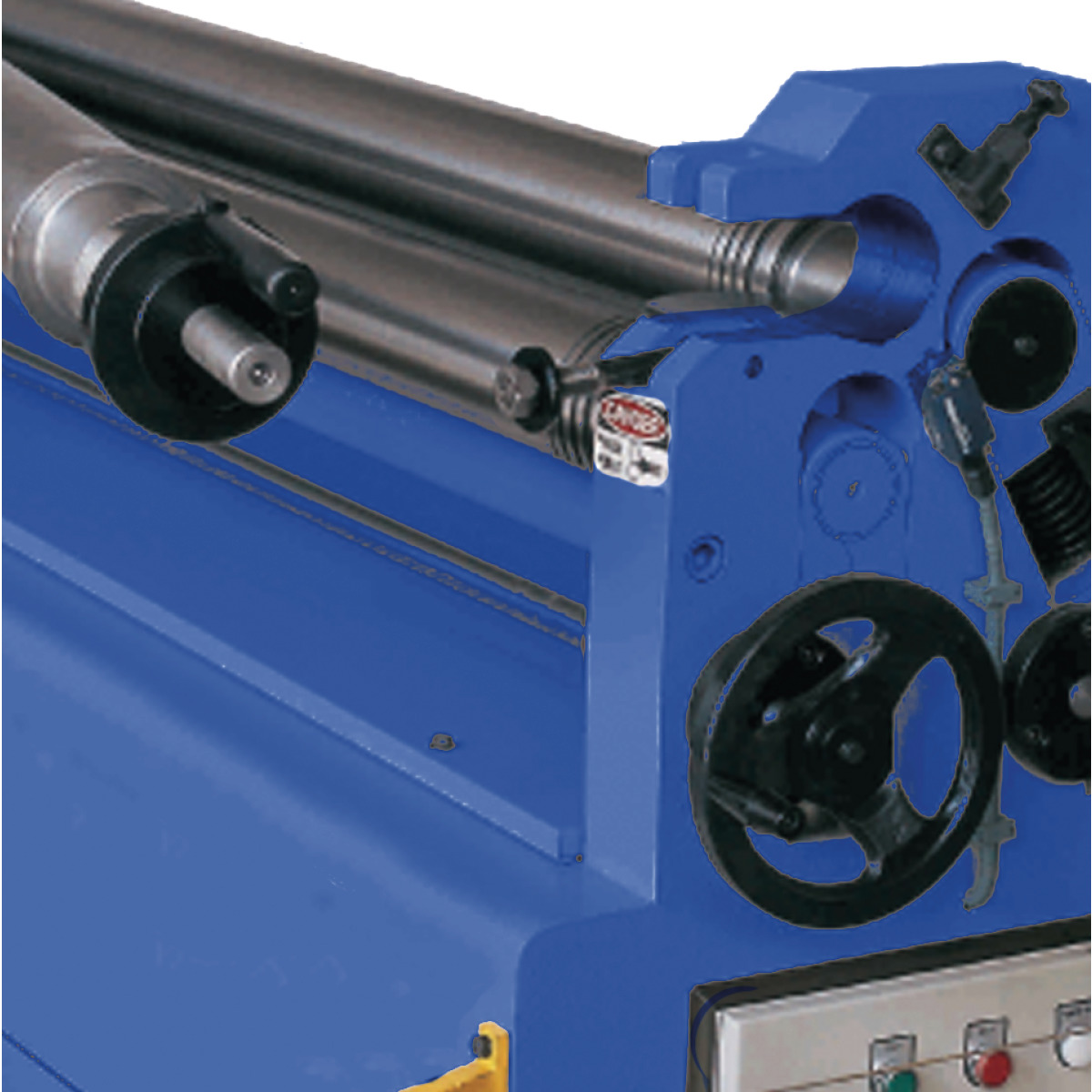 METALLKRAFT Motorische Rundbiegemaschine in schwerer Ausführung RBM 1550-40 E Pro