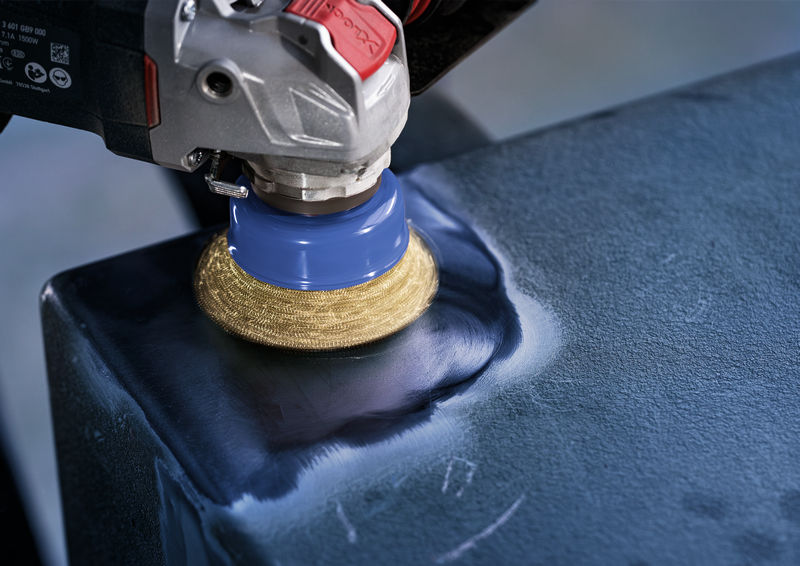 BOSCH X-LOCK Topfbürste 75 mm, 0,35 mm, gezopfter Stahldraht
