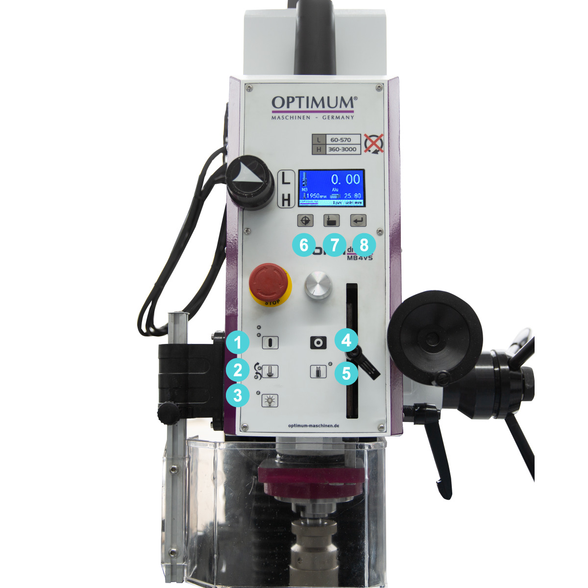STÜRMER Bohr-Fräsmaschine Optimum OPTImill MB 4SVD
