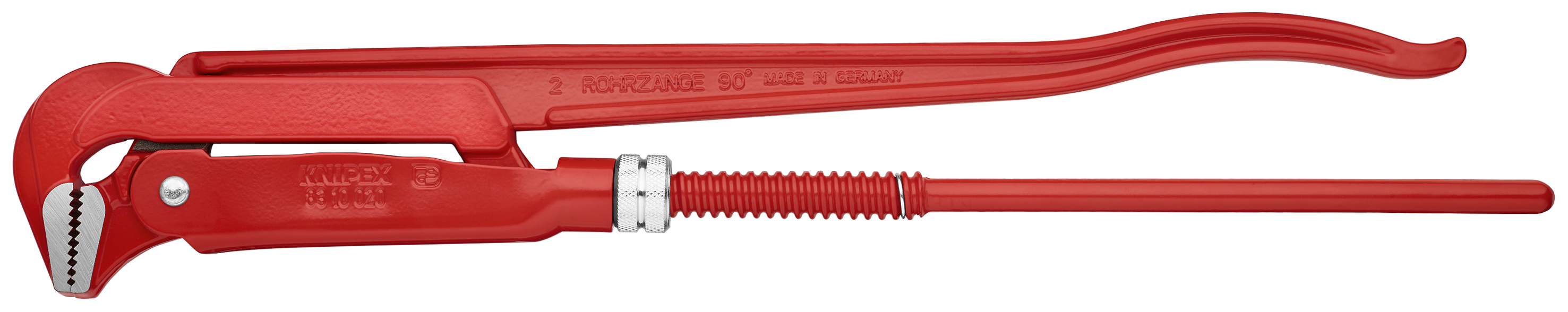 KNIPEX KNIPEX 83 10 020 Rohrzange 90° 560 mm rot pulverbeschichtet