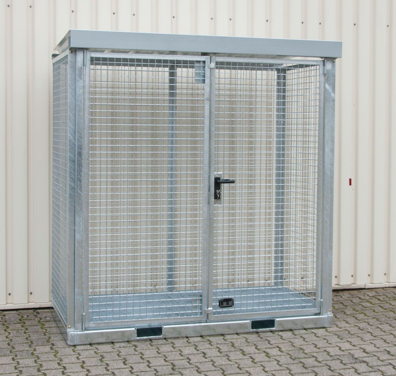 BAUER Gasflaschen-Container GFC-E/G M1, feuerverzinkt BAUER Gasflaschen-Container GFC-E/G M1, feuerverzinkt