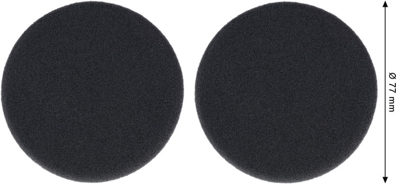 BOSCH Polierschwamm, 77 mm, Finish, 2 Stk