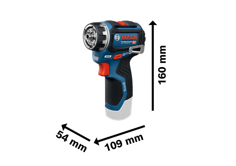 BOSCH Akku-Bohrschrauber GSR 12V-32 FC, 2x GBA 12V 2.0Ah, Aufs., Zusatzhandg., Tiefenan.,L-BOXX BOSCH Akku-Bohrschrauber GSR 12V-32 FC, 2x GBA 12V 2.0Ah, Aufs., Zusatzhandg., Tiefenan.,L-BOXX